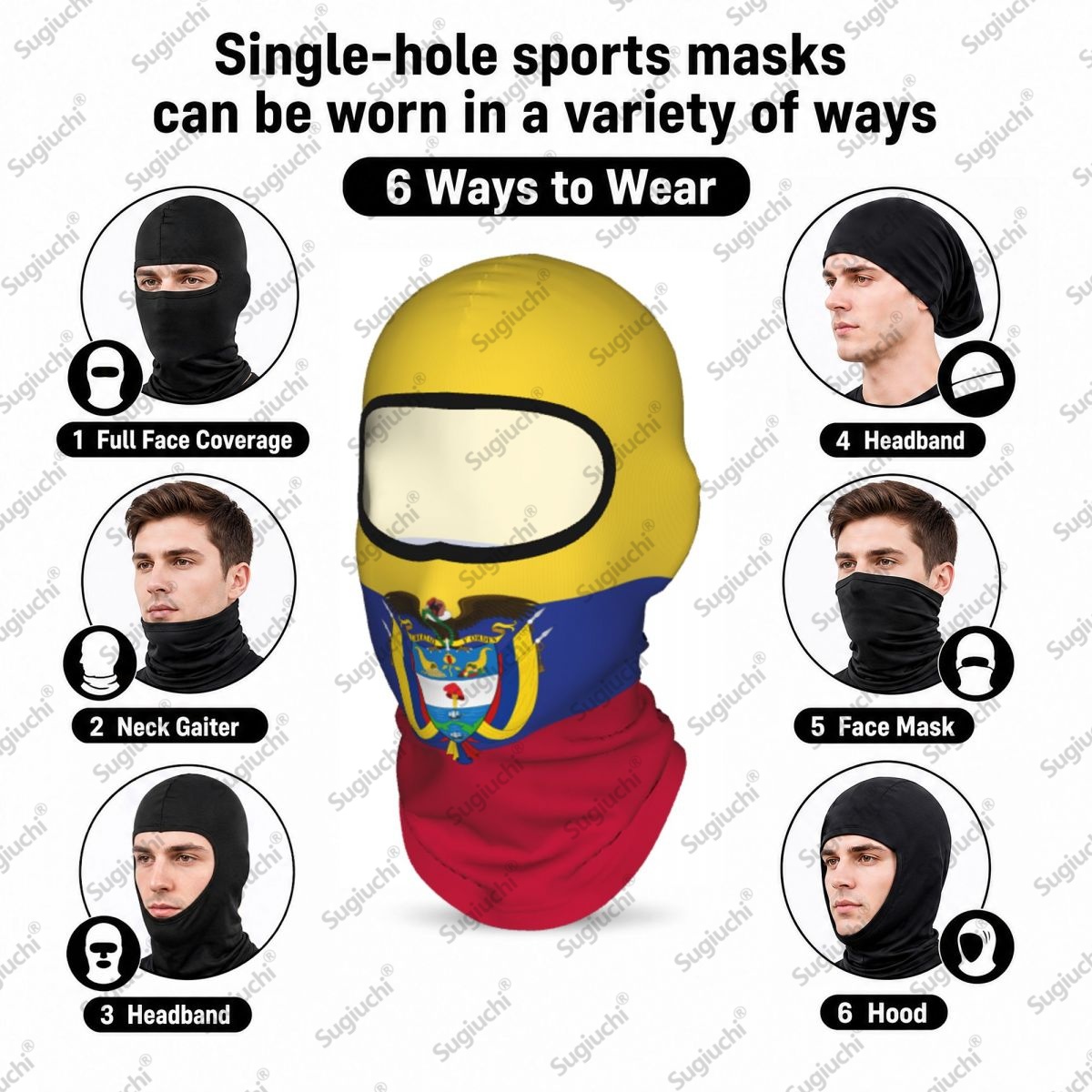 Colombia Cycling Balaclava Ful - Helmet Full Face 评论和价格