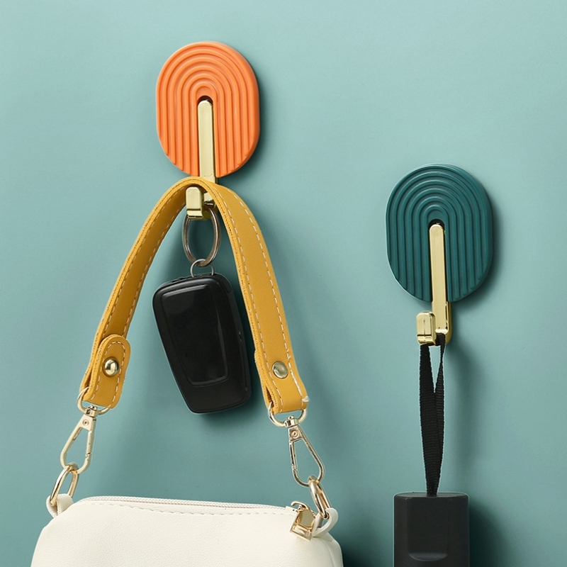2PCS Wall Plastic Self-Adhesiv - Tail Bag Rack 评论和价格