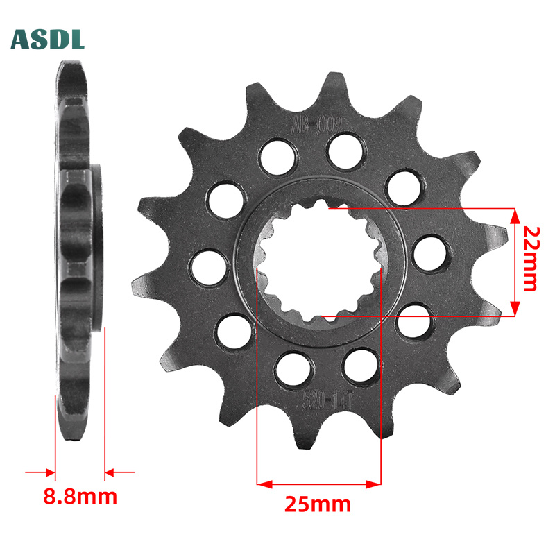520 Motorcycle Front Rear Gear - Motorcycle Gear Europe 评论和价格