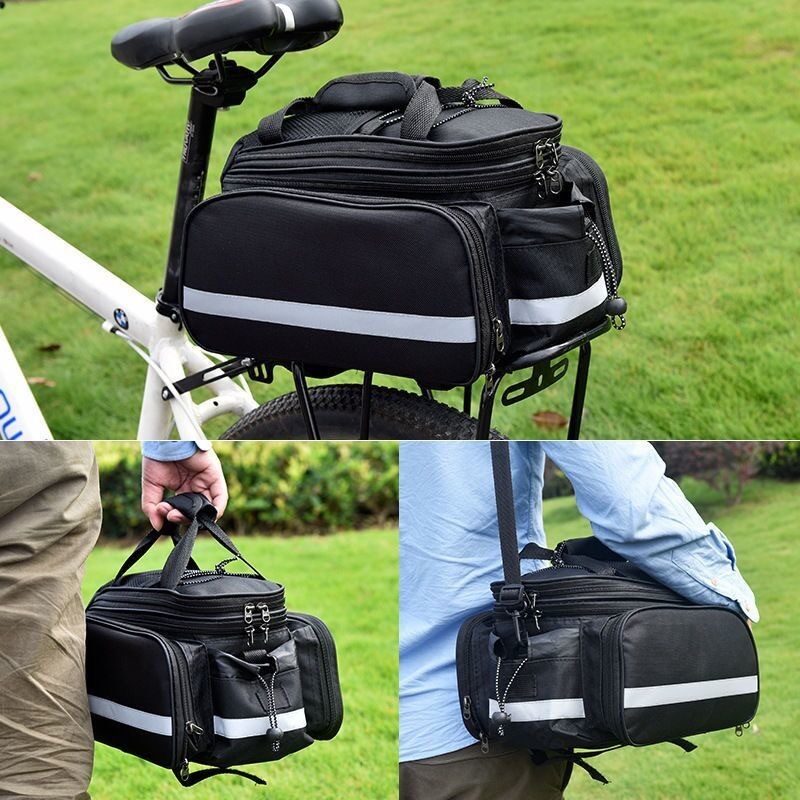 Large Capacity Bicycle Pannier - Tail Bag Rack 评论和价格