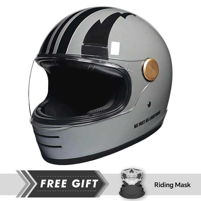 DOT Approved Retro Leather Ful - Motorcycle Gear Store 评论和价格