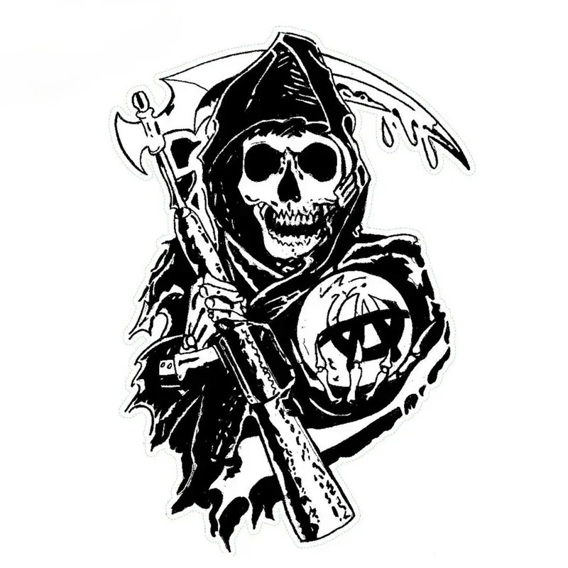 Car Sticker Sons of Anarchy An - Motorcycle Gear Pants 评论和价格