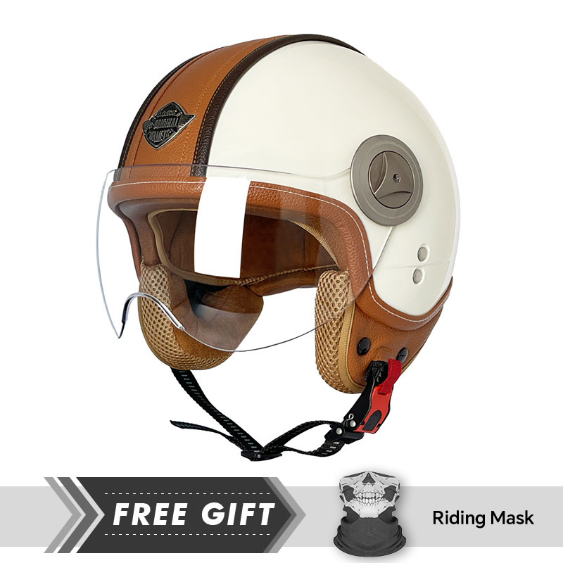 3/4 Open Face Helmet Vintage O - Motorcycle Gear Store 评论和价格