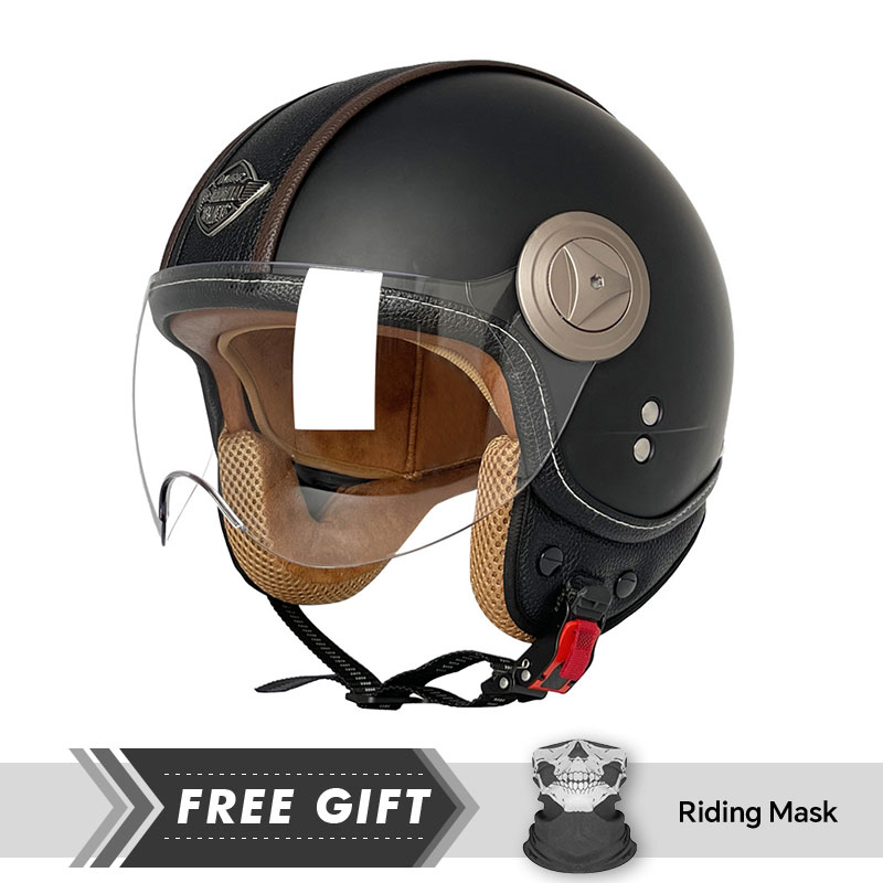 3/4 Open Face Helmet Vintage O - Motorcycle Gear Store 评论和价格