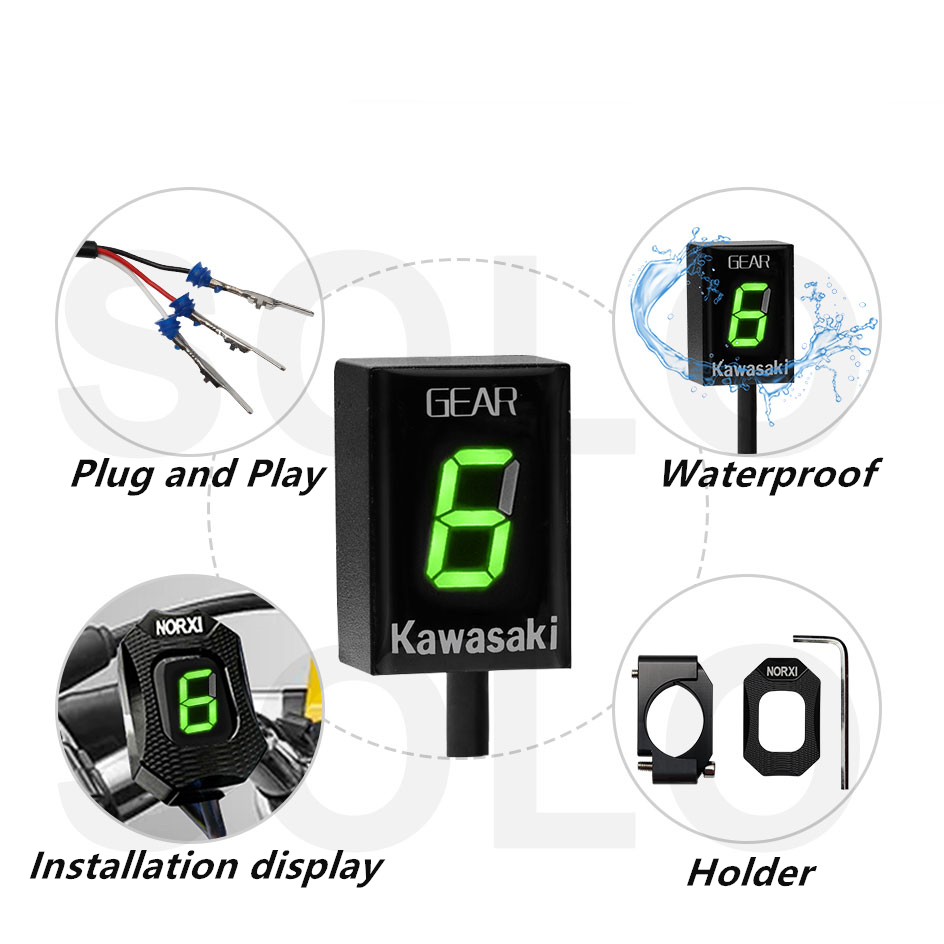 Motorcycle Gear Indicator 1-6  - Motorcycle Gear Indicator 评论和价格