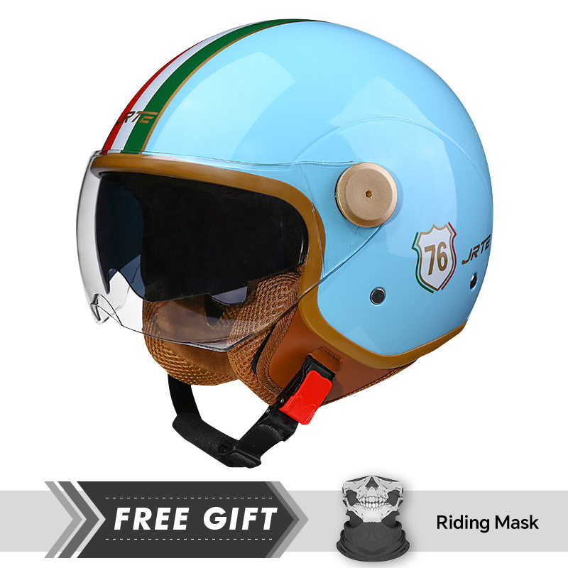 Double Lens Open Face Motorcyc - Motorcycle Gear Store 评论和价格
