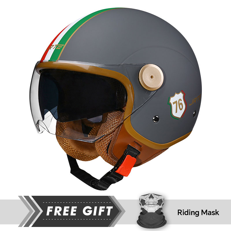 Adult Men Women Retro 3/4 Open - Motorcycle Gear Store 评论和价格